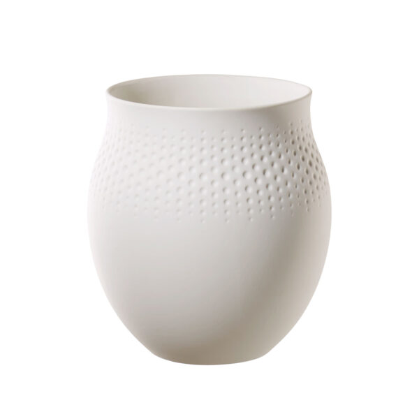 Villeroy & Boch Collier Perle – вазна, бела, 18 cm