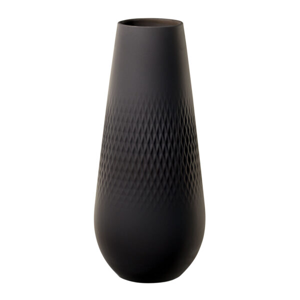 Villeroy & Boch Collier Carre – вазна, црна, 26,5 cm