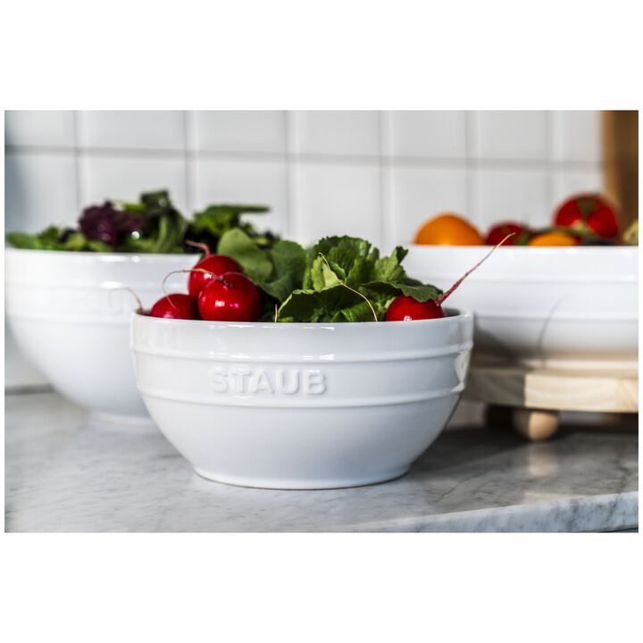 Staub, Ceramique Bowl – длабок сад 18см, White
