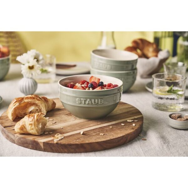 Staub, Ceramique – сет од 4 садови за готвење, 14cm, Eucalyptus - слика 2