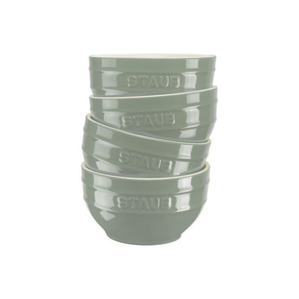 Staub, Ceramique – сет од 4 садови за готвење, 14cm, Eucalyptus