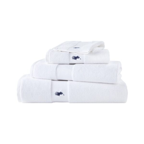 RALPH LAUREN POLO PLAYER White - пешкир