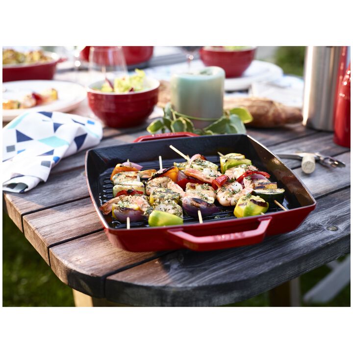 Staub, Grill Pan – грил тава, 23см, cherry