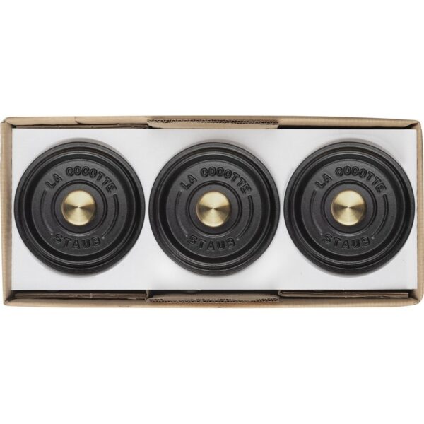 Staub, La Cocotte – сет од 3 тенџериња, 14см, Black