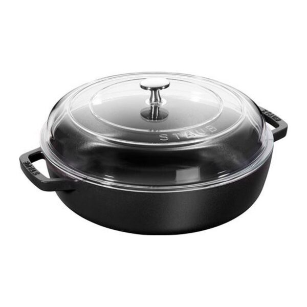 Staub Saute pan - тава со стаклен капак, 28 см