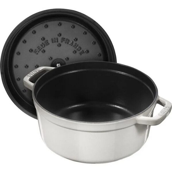 Staub La Cocotte - тенџере, 28 см, white truffle - слика 2