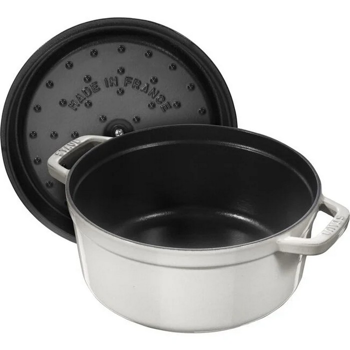 Staub La Cocotte - тенџере, 28 см, white truffle - слика 2