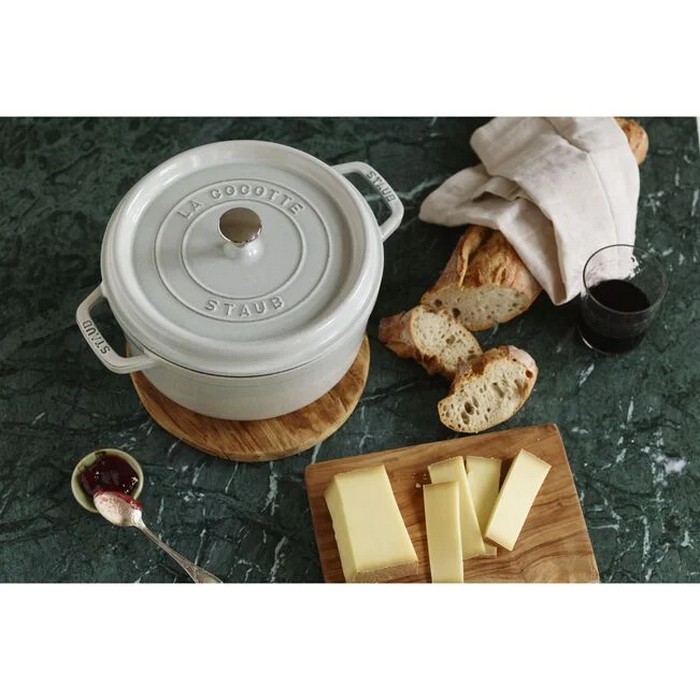 Staub La Cocotte - тенџере, 28 см, white truffle - слика 6