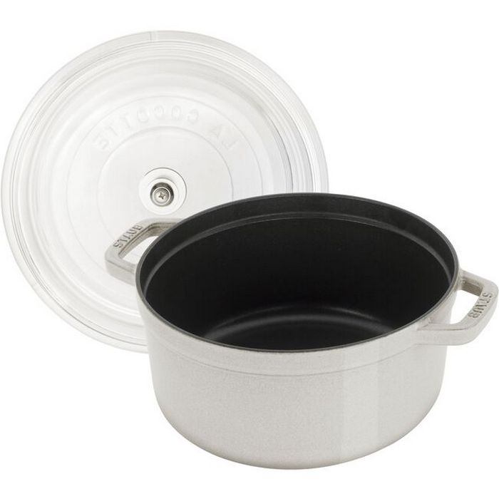 Staub La Cocotte - тенџере, 24 см, white truffle - слика 3