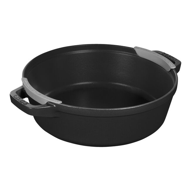 Staub Stackable set - 2 тенџериња и тава со капак, 24 см, black - слика 8