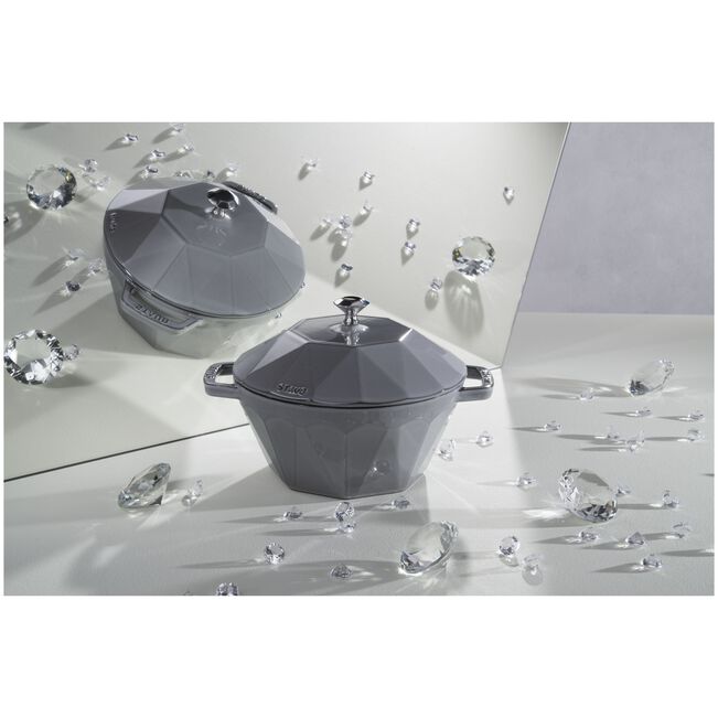 Staub La Cocotte – тенџере, 22см, graphite-grey - слика 3