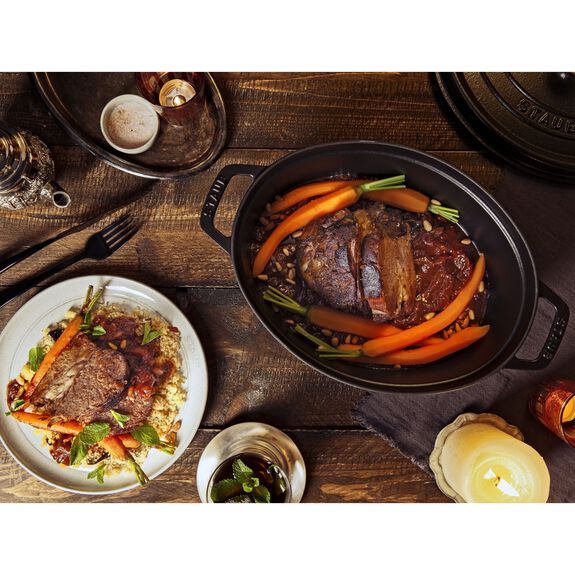 Staub, La Cocotte - тенџере 33 см, black - слика 4