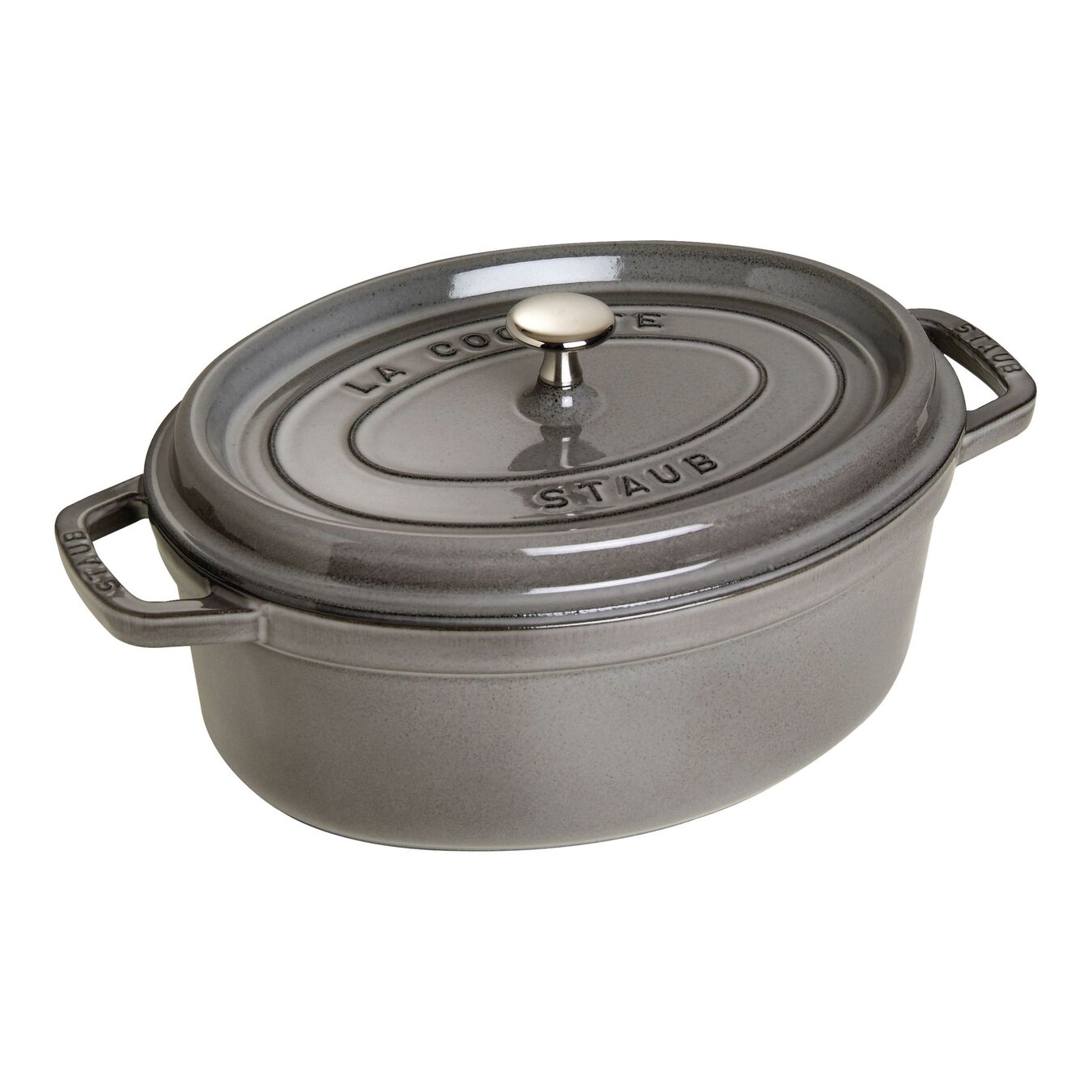 Staub La Cocotte - тенџере, 37 см, graphite grey