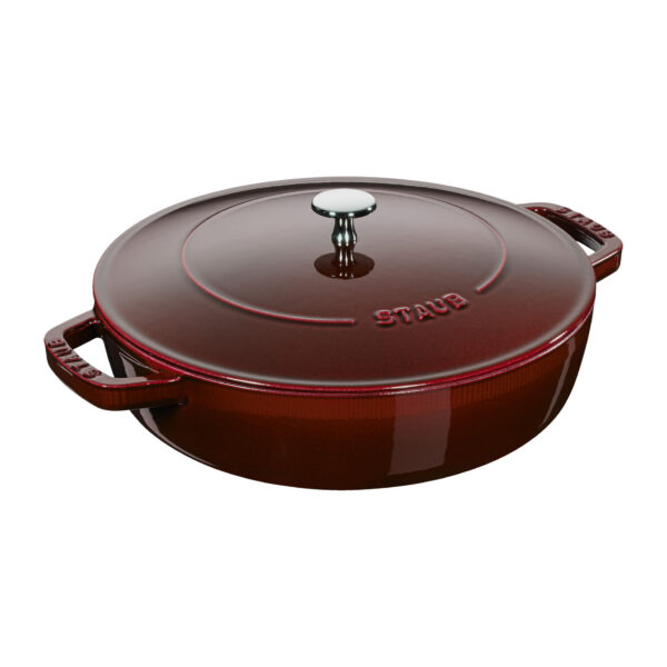 Staub Braisers – сад за готвење, 24 см, grenadine red