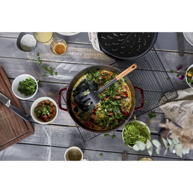 Staub Braisers – сад за готвење, 24 см, grenadine red - слика 3