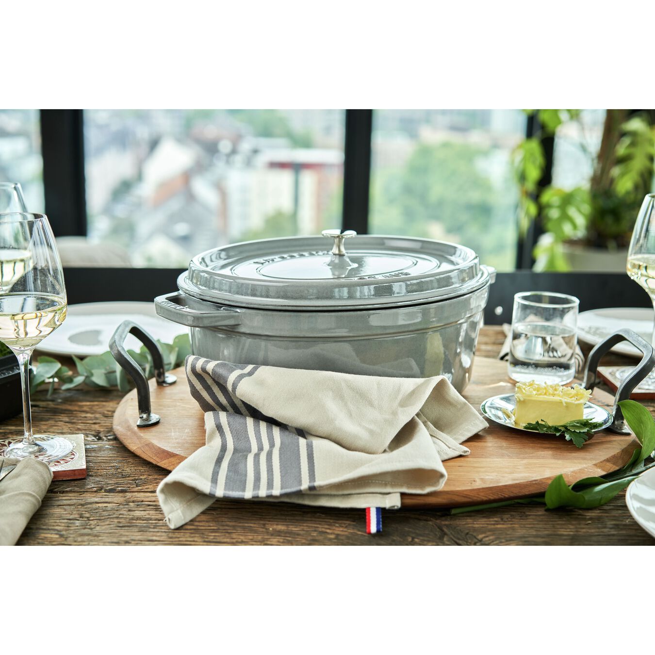 Staub La Cocotte - тенџере, 37 см, graphite grey - слика 3
