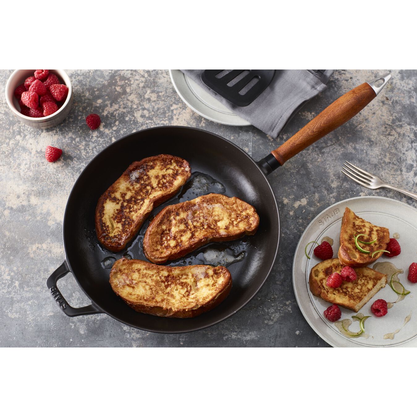 Staub - тава, 24 см - слика 3