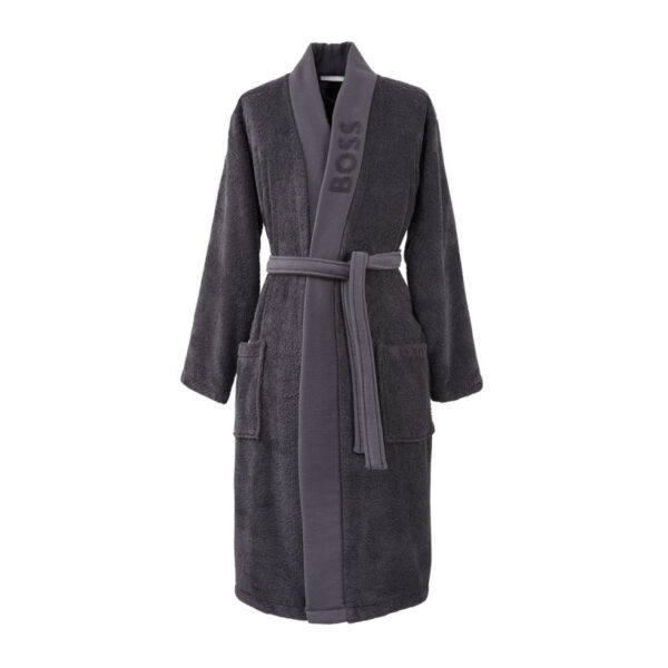 BOSS PLAIN Graphit – пењоар