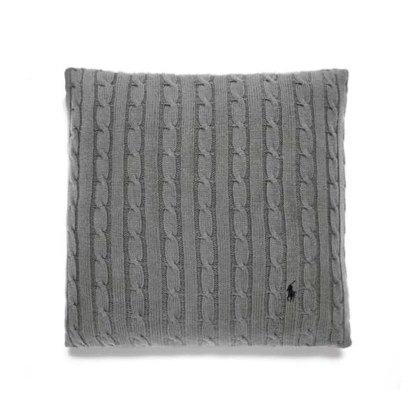 RALPH LAUREN CABLE Charcoal - декоративна перница 045х045