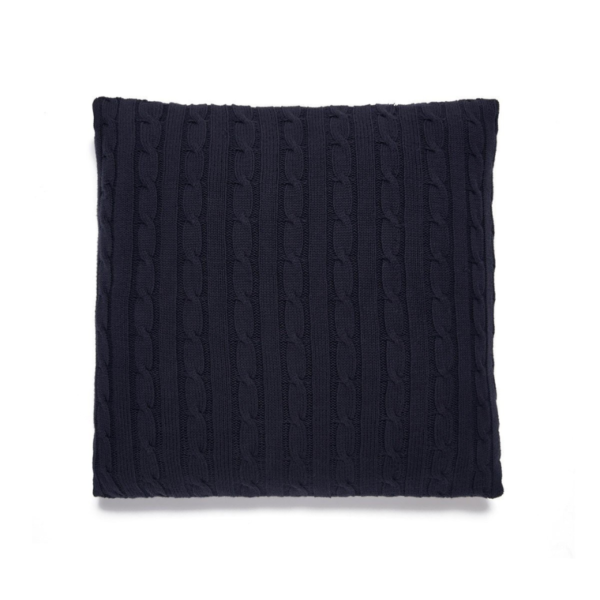 RALPH LAUREN CABLE Navy - декоративна перница 045х045 - слика 2