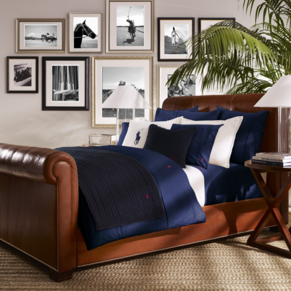 RALPH LAUREN PLAYER Navy - постелнина