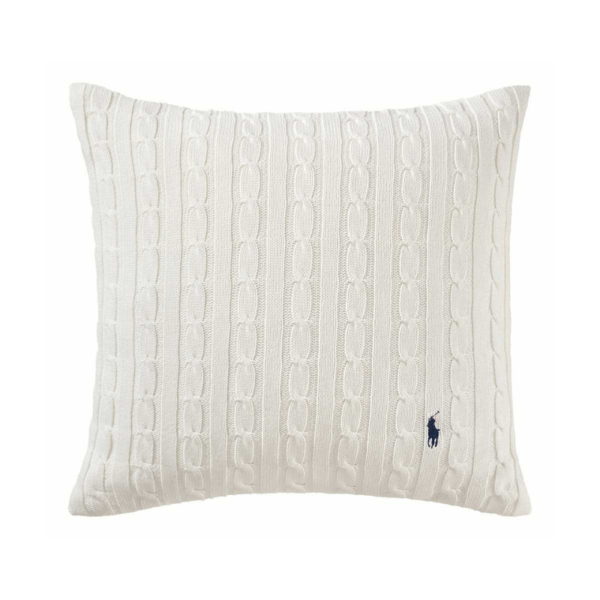 RALPH LAUREN CABLE Off White - декоративна перница 045х045