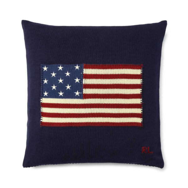 RALPH LAUREN FLAG Navy - декоративна перница 050х050