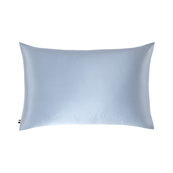 BOSS SILK SHAM Blue grey - навлака за перница 50х75