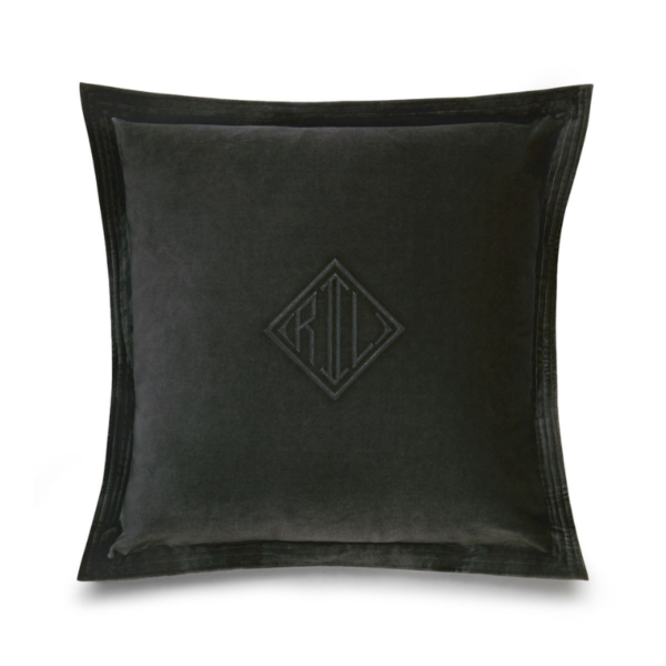 RALPH LAUREN VELVET Charcoal - декоративна перница 050х050